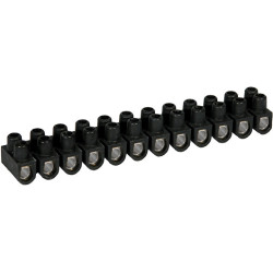 Barrette acier noire10 mm² 70008 